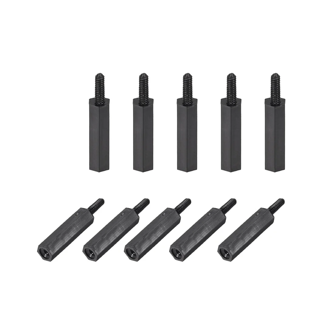 Uxcell M2 Male to Female Hex Nylon Spacer Standoff 30pcs