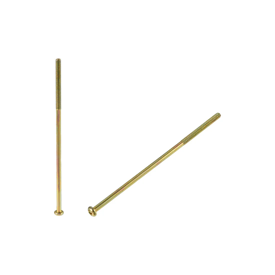 Uxcell Male Thread Phillips Pan Head Bolt Screw for Double Bed Furniture TV Rack Wall Hanging 25pcs