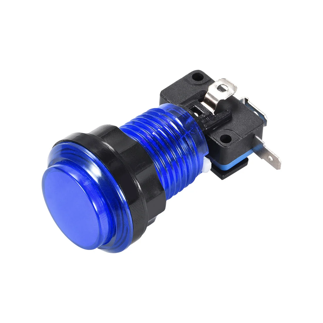Uxcell Game Push Button Round LED Illuminated Push Switch with Micro switch for