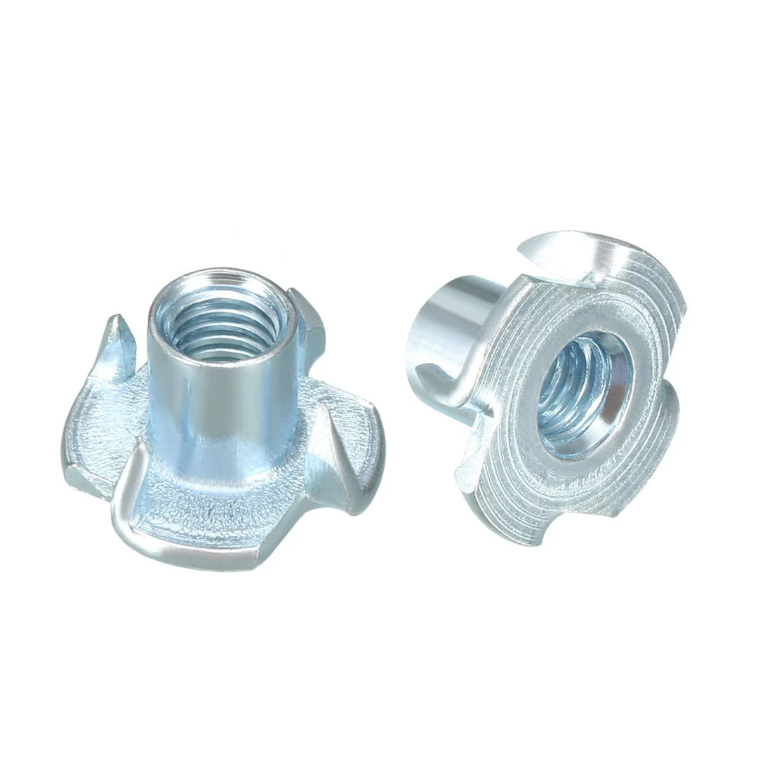 Uxcell 4 Pronged Tee Nut T-Nuts