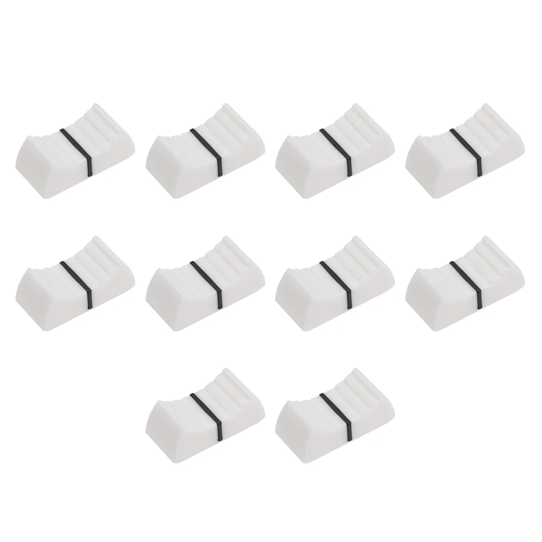 Uxcell Plastic Straight Slide Potentiometer Flat push Knob Insert Shaft