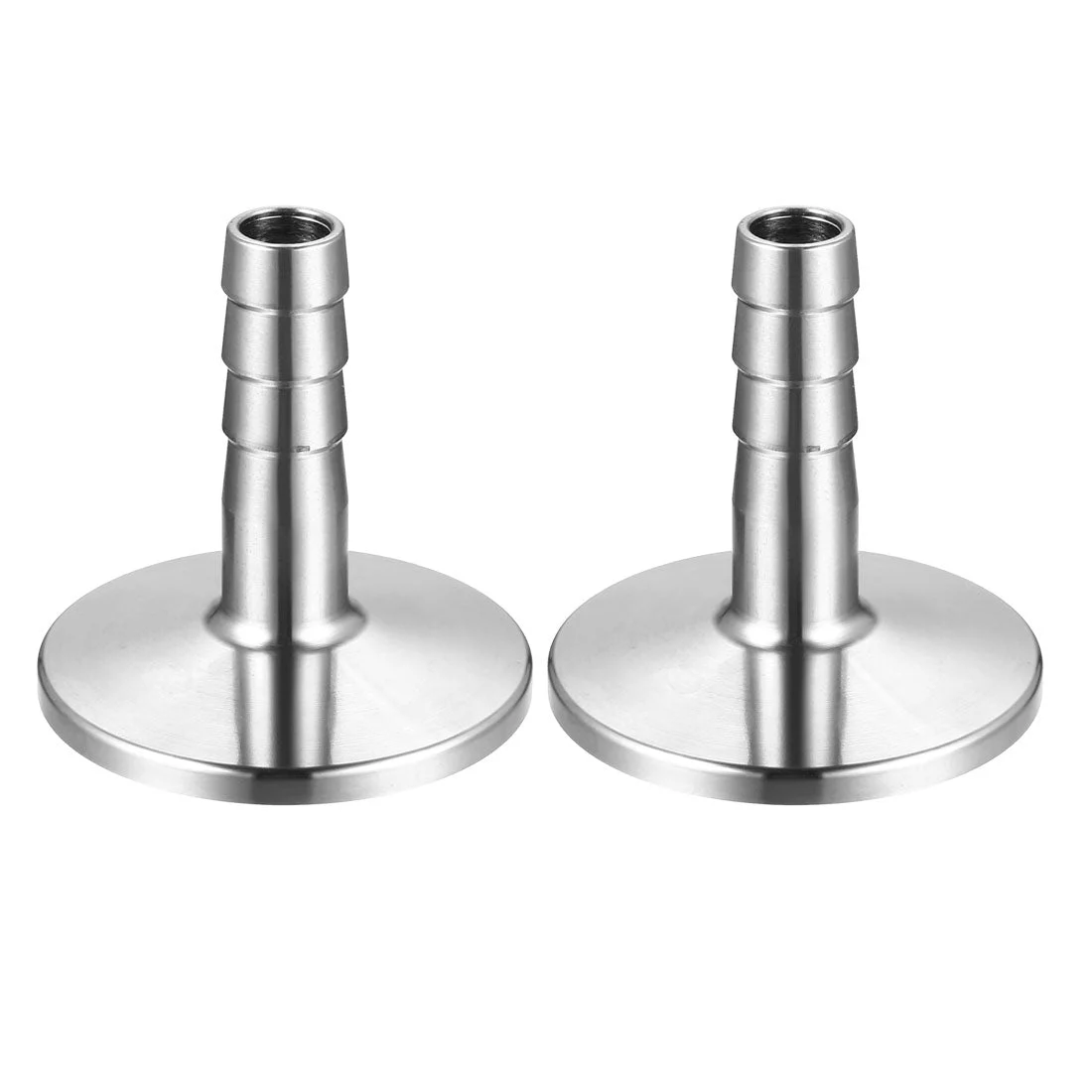 Uxcell Clamp Hose Adapter 1.575" Flange to 7/9" Hose Barb Fitting 2 Pcs