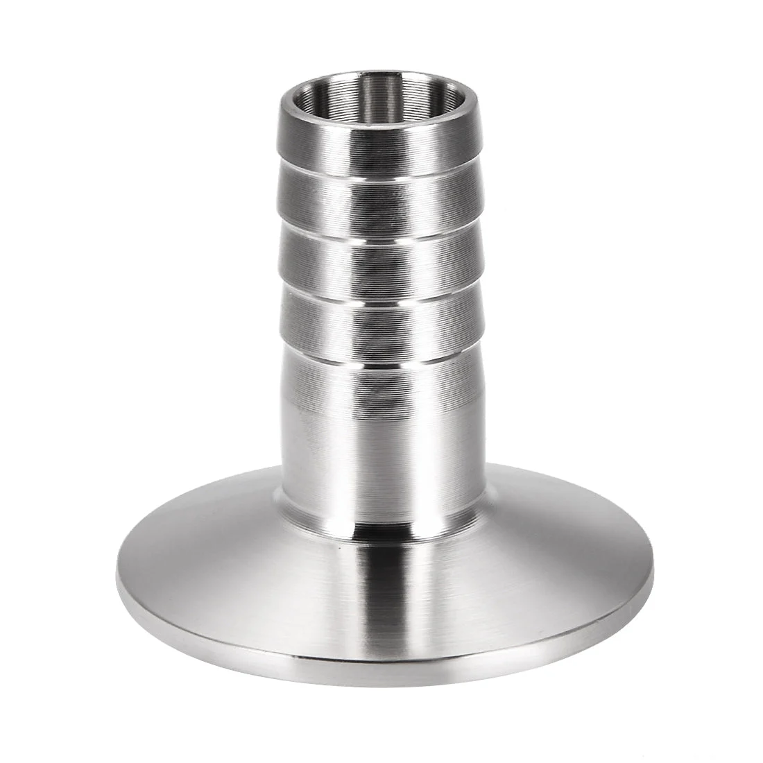 Uxcell Clamp Hose Adapter 1.988" Flange to 1-1/4" Hose Barb Fitting