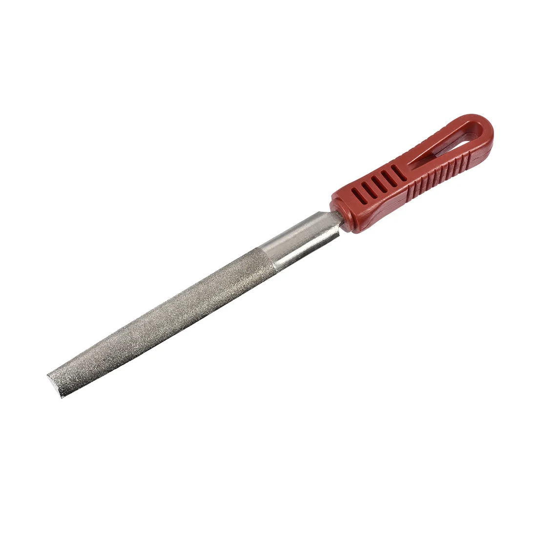 Uxcell Diamond File Coated Plastic Handle Hand Tool for Grinding Polishing