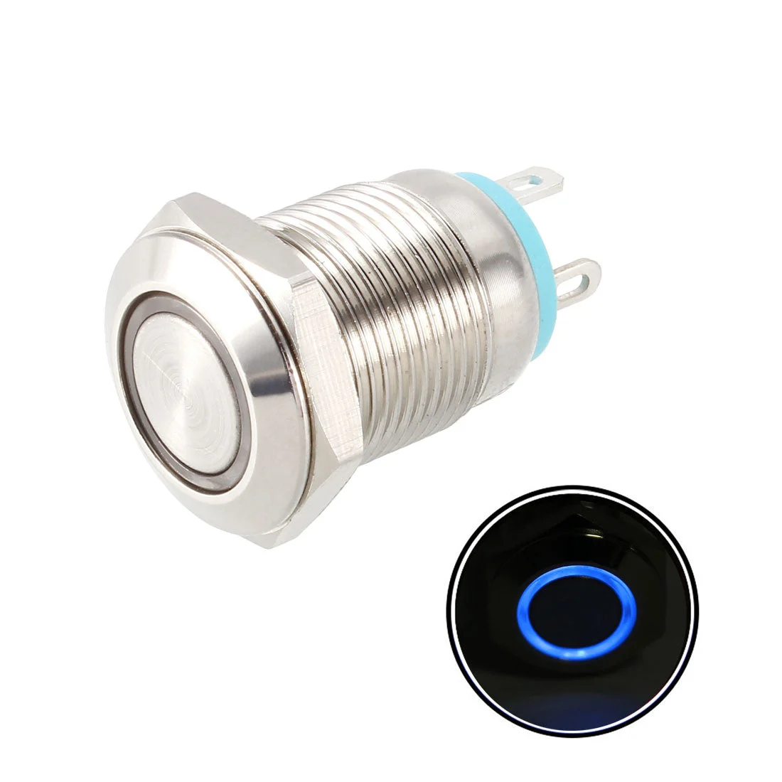 Uxcell Metal Push Button Switch Mounting Dia Push Button Switch