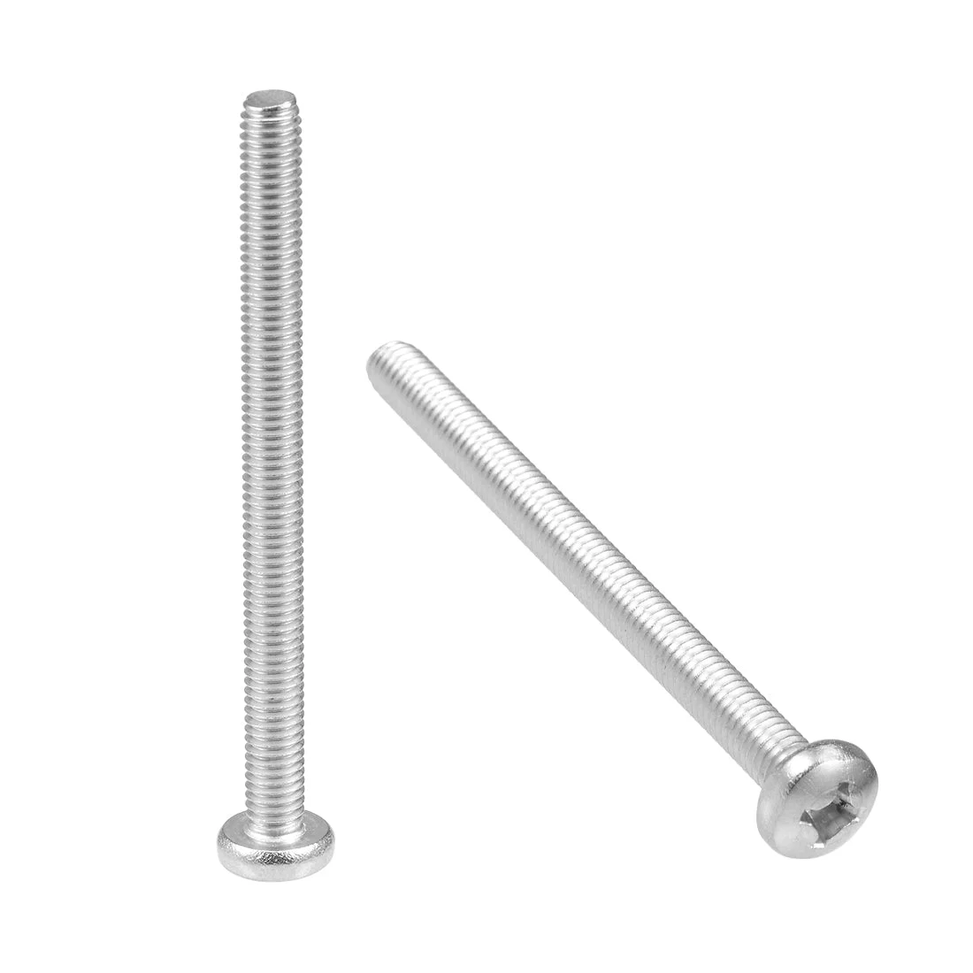 Uxcell Machine Screws Pan Phillips Cross Head Screw 304 Stainless Steel Fasteners Bolts, 5Pcs