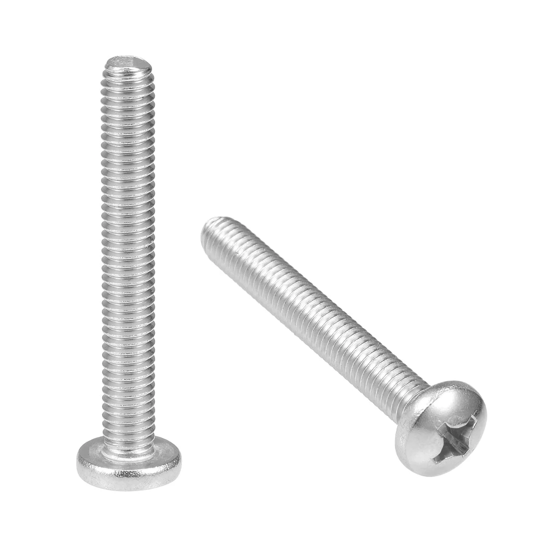 Uxcell Machine Screws Pan Phillips Head Screw 304 Stainless Steel Fasteners Bolts 20Pcs