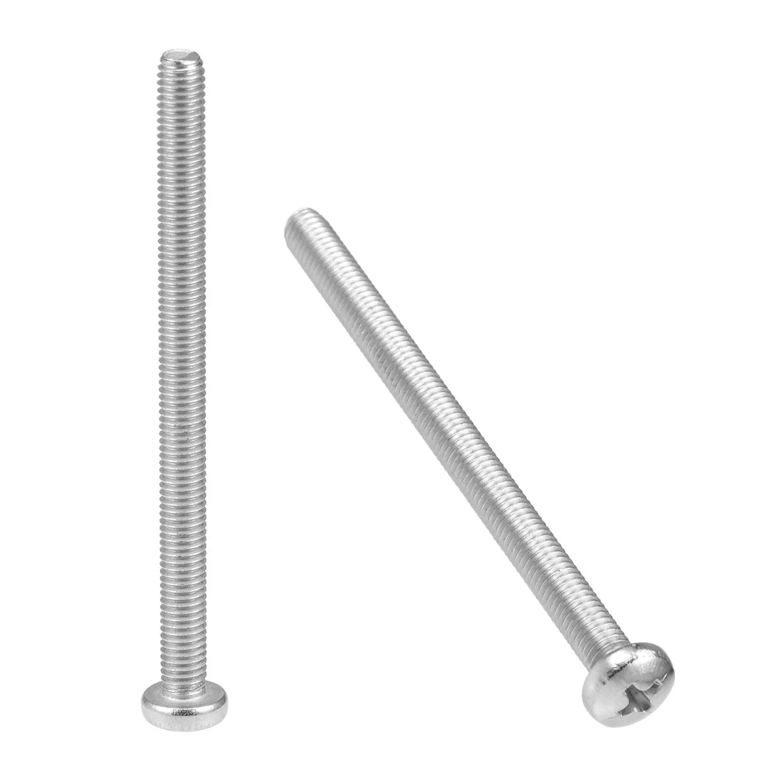 Uxcell Machine Screws Phillips Pan Head Screw 304 Stainless Steel Fasteners Bolts 25Pcs