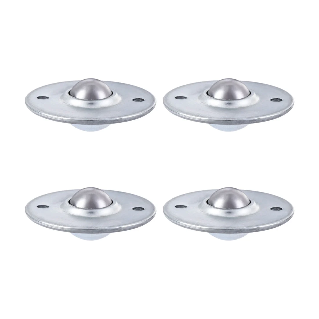 Uxcell Ball Transfer Bearing Unit mm Lbs Carbon Steel Flange-mount Type for Transmission 4pcs