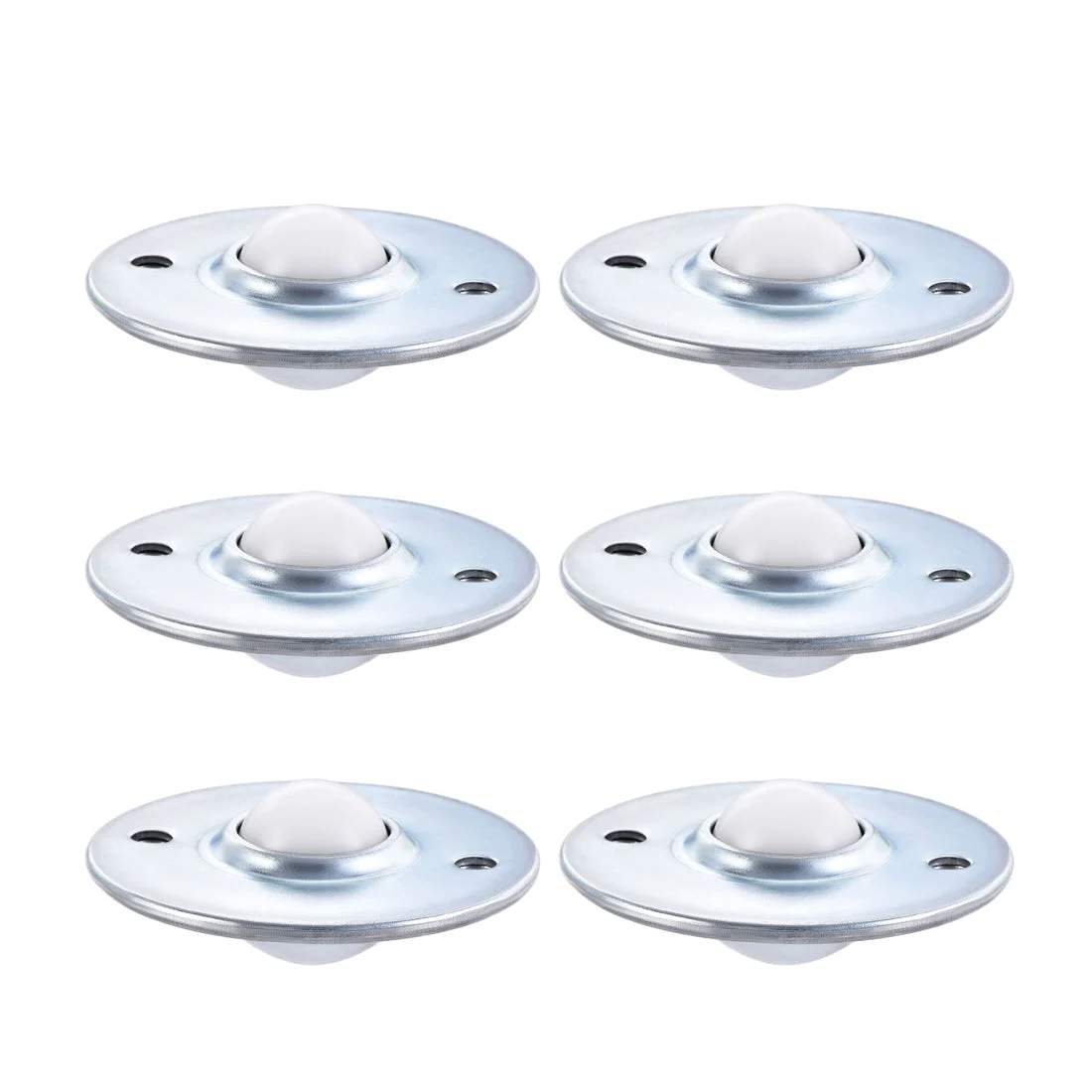 Uxcell Ball Transfer Bearing Unit mm Lbs Nylon Flange-mount Type for Transmission 6pcs