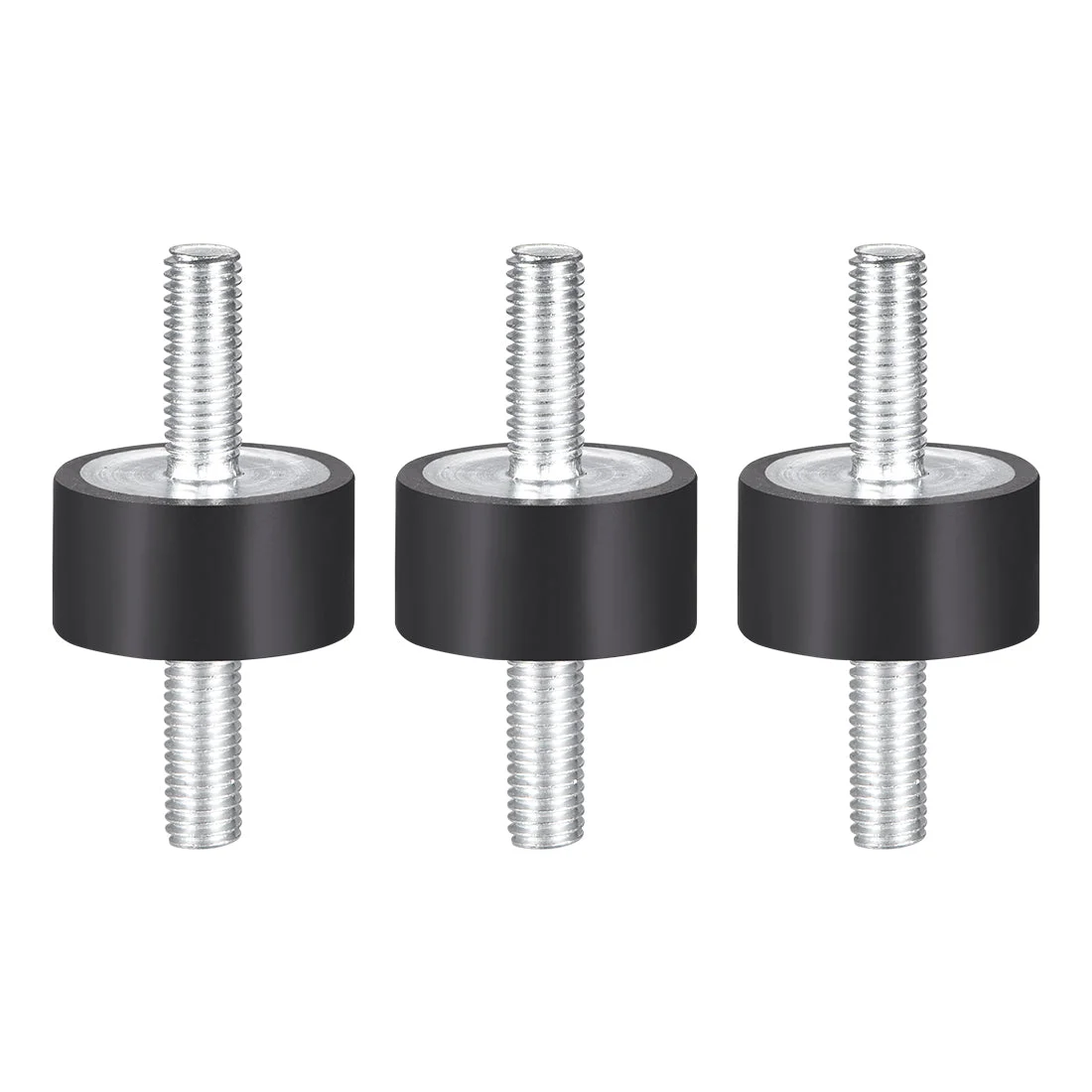 Uxcell 30 x 15mm Rubber Mounts,Vibration Isolators,with M8 x 23mm Studs 3pcs