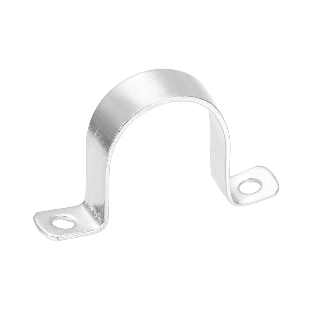 Uxcell Rigid Pipe Strap, 2 Holes Tube Straps 304 Stainless Steel Tension Tube Clamp 2pcs