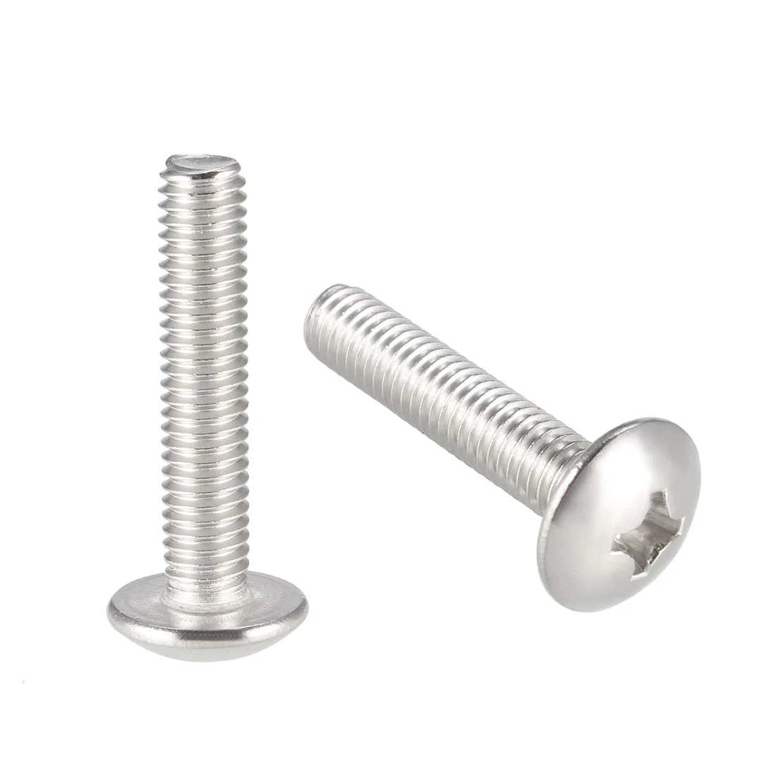 Uxcell Machine Screws, Phillips Truss Head, 304 Stainless Steel