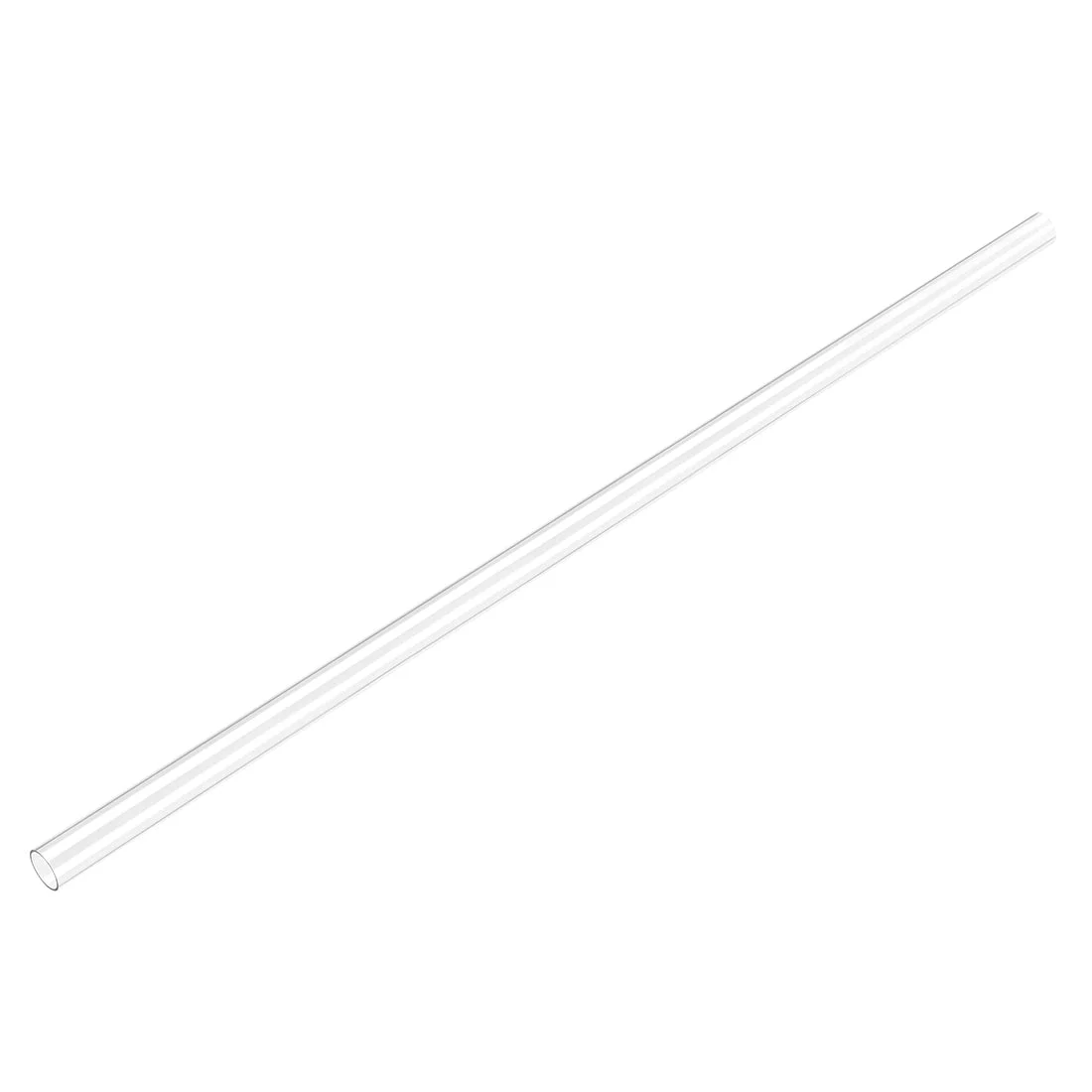 Uxcell PC Rigid Round Clear Tubing 10mm(0.4 Inch)IDx12mm(0.47 Inch)ODx500mm(1.64Ft) Length Plastic Tube 2pcs