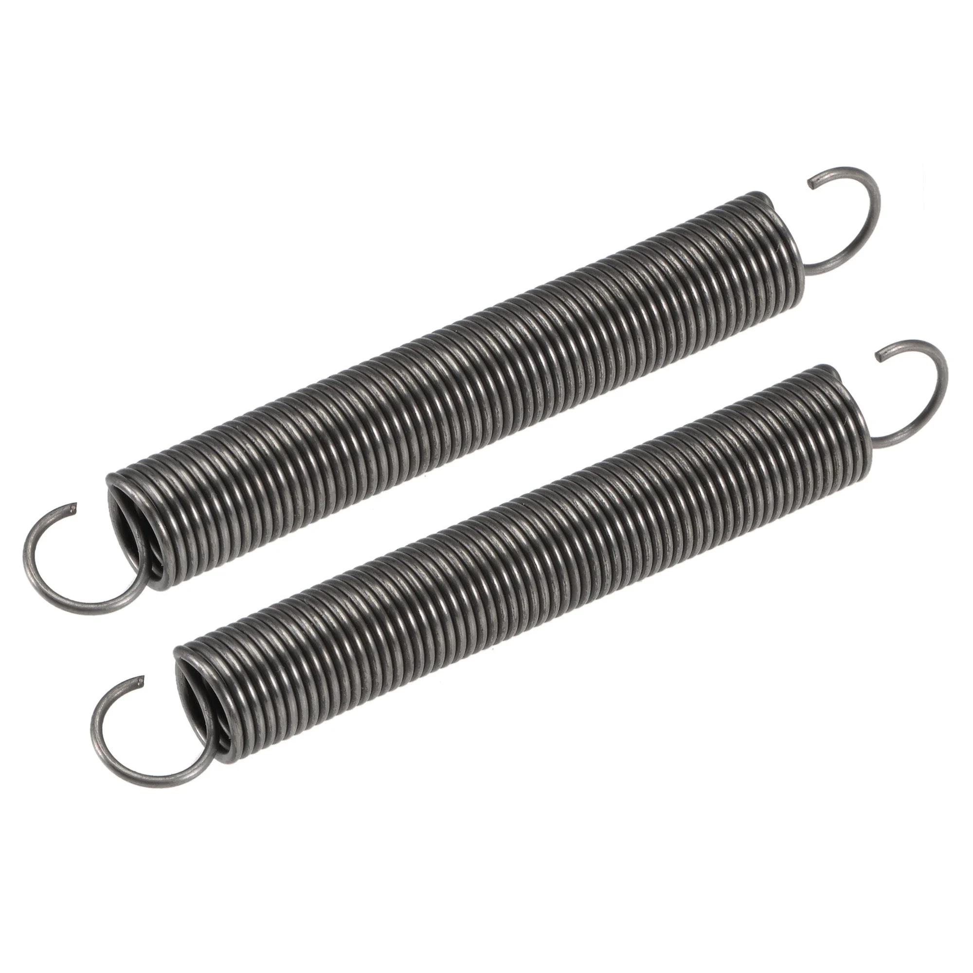 Uxcell 1mmx10mmx80mm Extended Extension Spring ,3.3Lbs Load Capacity,Grey 2pcs