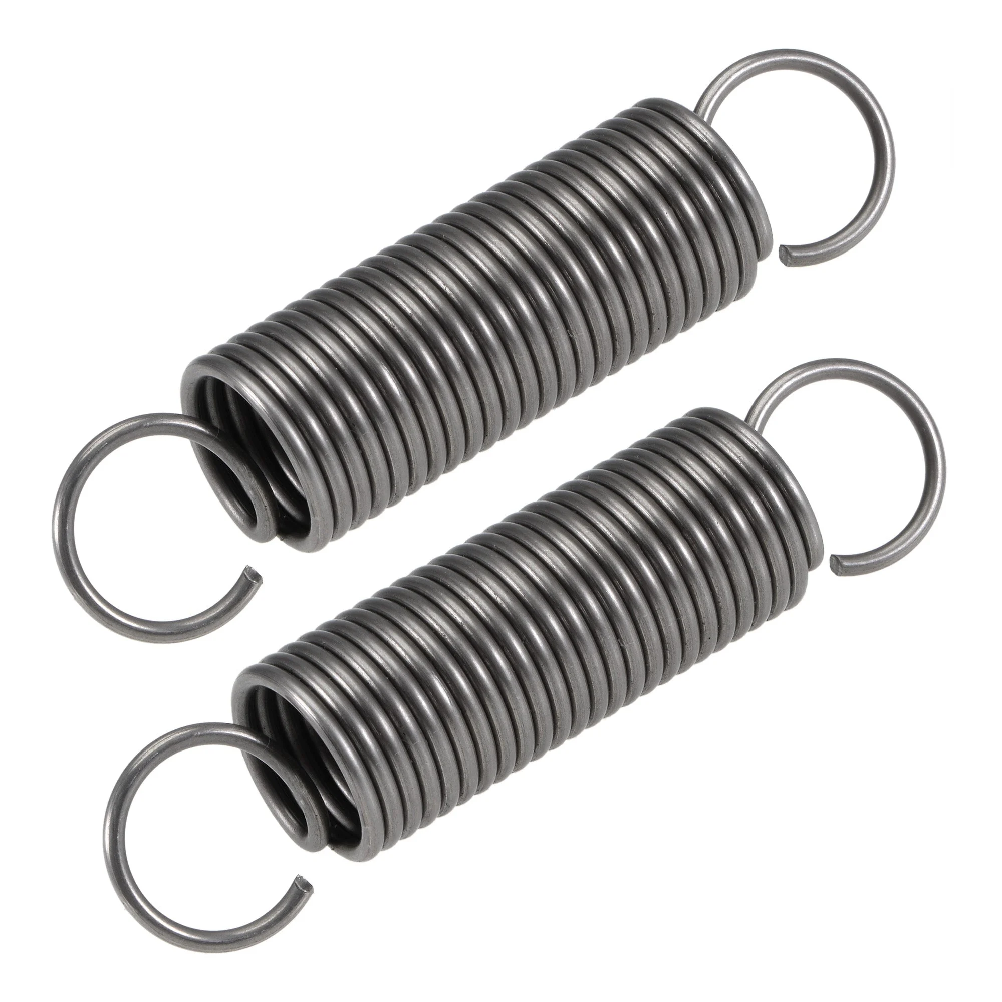 Uxcell 2mmx20mmx120mm Extended Compression Spring ,17.3Lbs Load Capacity,Grey 2pcs