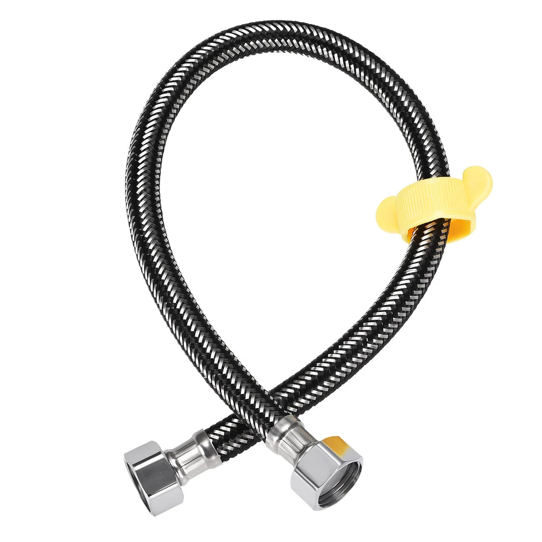 Uxcell Faucet Supply Line Connector Nylon 304 Stainless Steel Hose