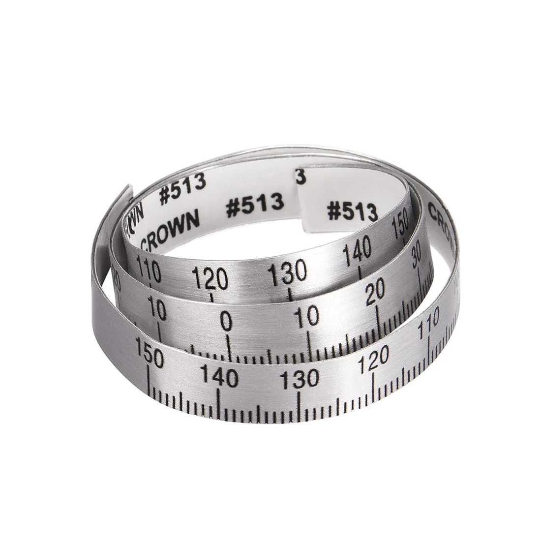 Uxcell Center Finding Ruler 270mm-0-270mm Table Sticky Adhesive Tape Measure, Aluminum Track Ruler with Holes, (from the middle).