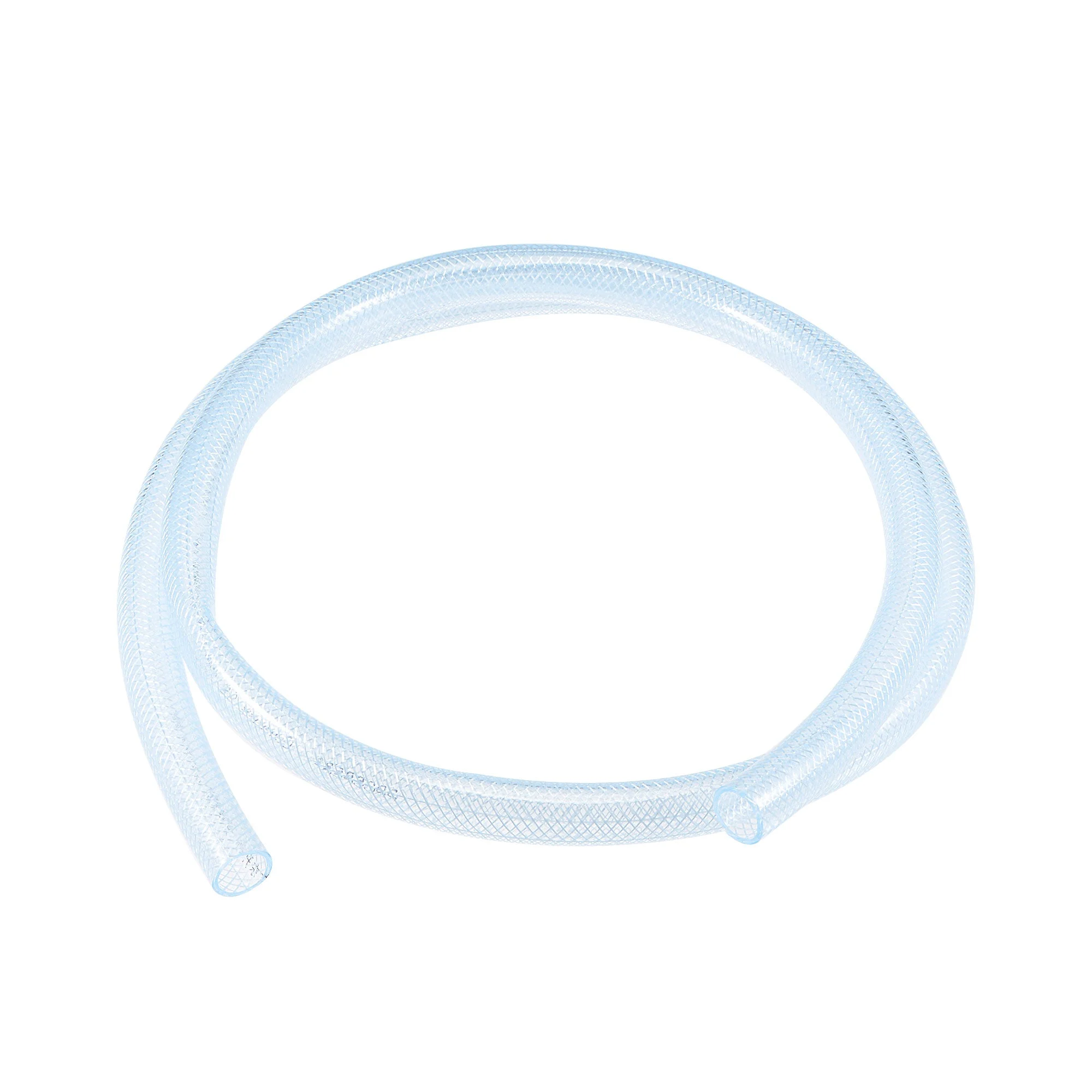 Uxcell Braided PVC Tubing, 1"(25mm) ID 1 3/16"(30mm) OD 5ft Flexible Clear Water Hose
