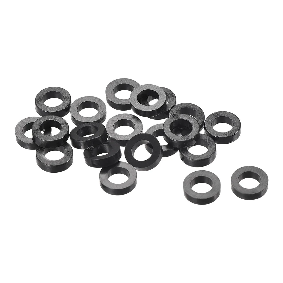 Uxcell ABS Round Spacer Washer ID OD for Screws, Black
