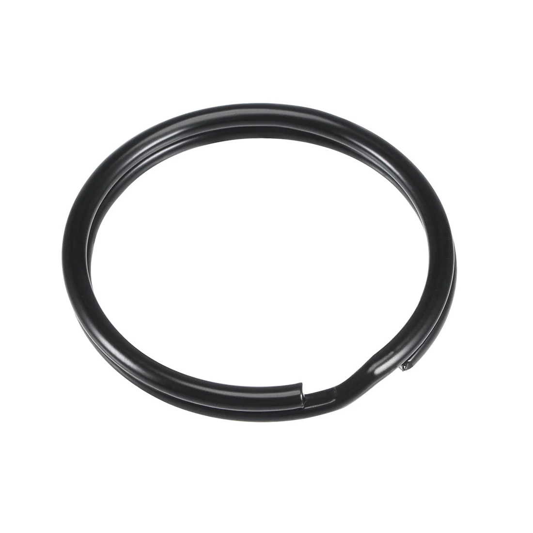 Uxcell Split Key Ring Open Jump Connectors for Lanyard Zipper Handbag, Electrophoretic Paint Iron