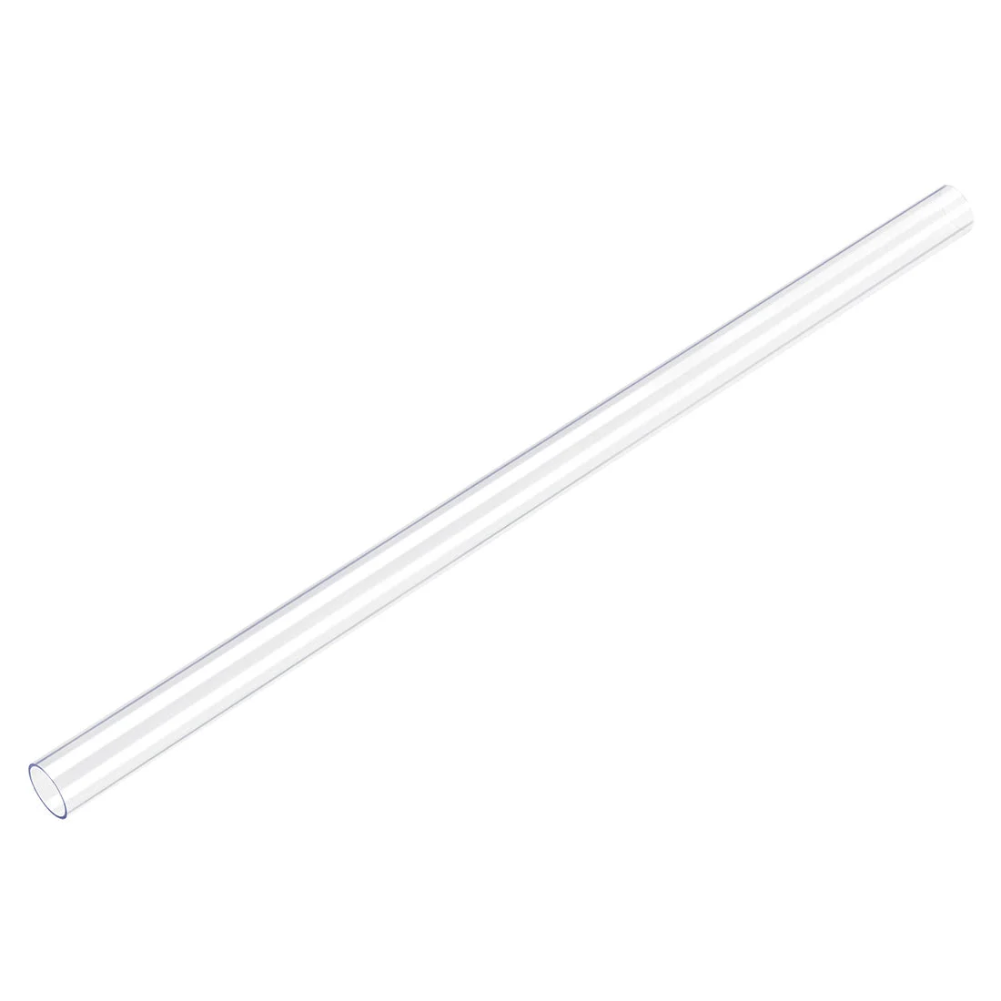 Uxcell Polycarbonate Rigid Round Clear Tubing 20mm(0.78 Inch)IDx21mm(0.82 Inch)ODx500mm(1.64Ft) Length Plastic Tube 2pcs