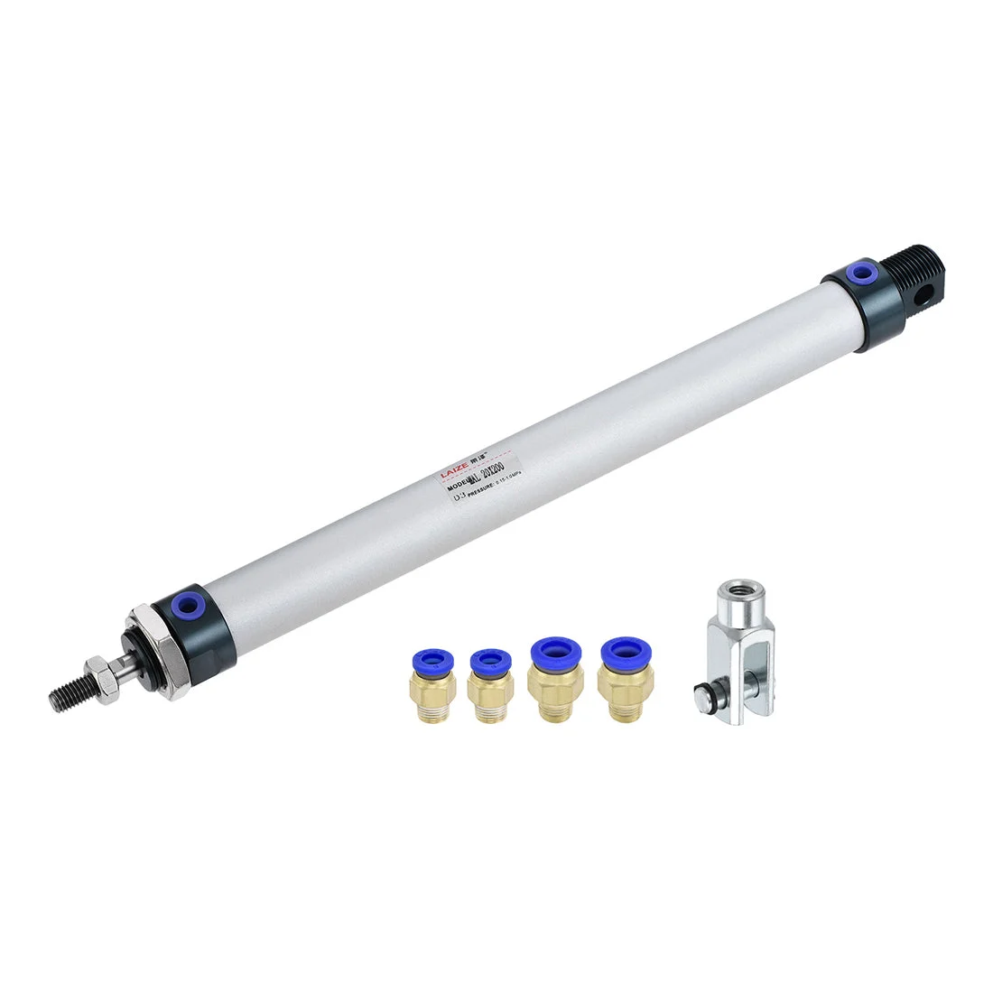 Uxcell Pneumatic Air Cylinder Y Connector Quick Fittings