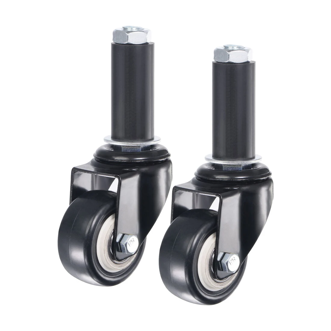 Uxcell Swivel Expanding Stem Caster Capacity, for Kitchen Prep Tables, PVC